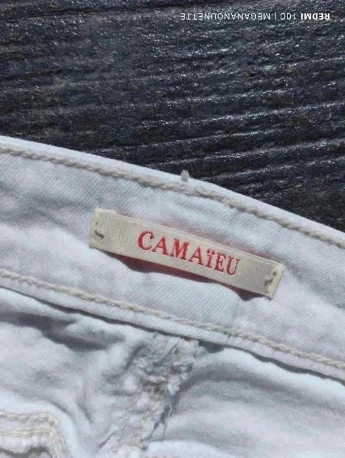🤍 Pantalon Blanc – Taille 38 M – Camaïeu 🤍 - photo numéro 4