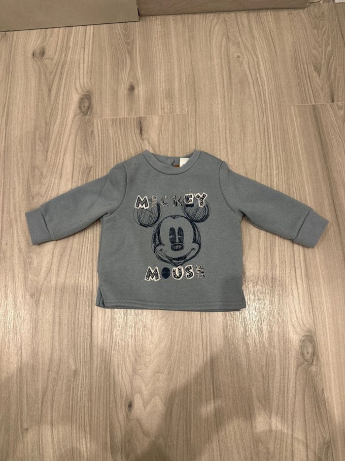 Lot de 2 pulls Mickey 6 mois Disney - photo numéro 5