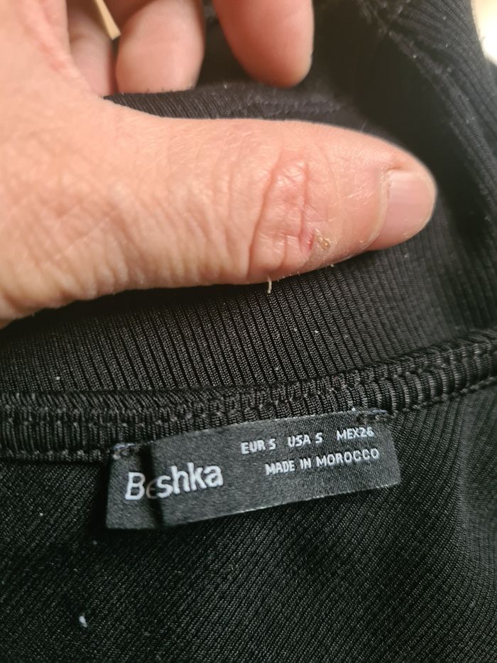 Lot 2 tops noirs Bershka / Taille S - photo numéro 3