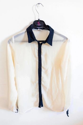 C50 chemise crème / noir La redoute 36