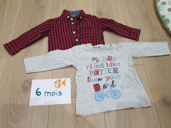 T-shirts garçon 6-9mois