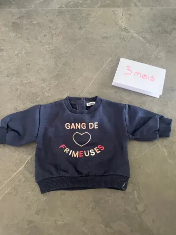 Pull gang de frimeuse