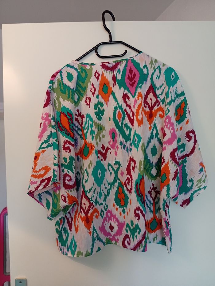 chemisier coloré taille 38/40 neuf - photo numéro 2