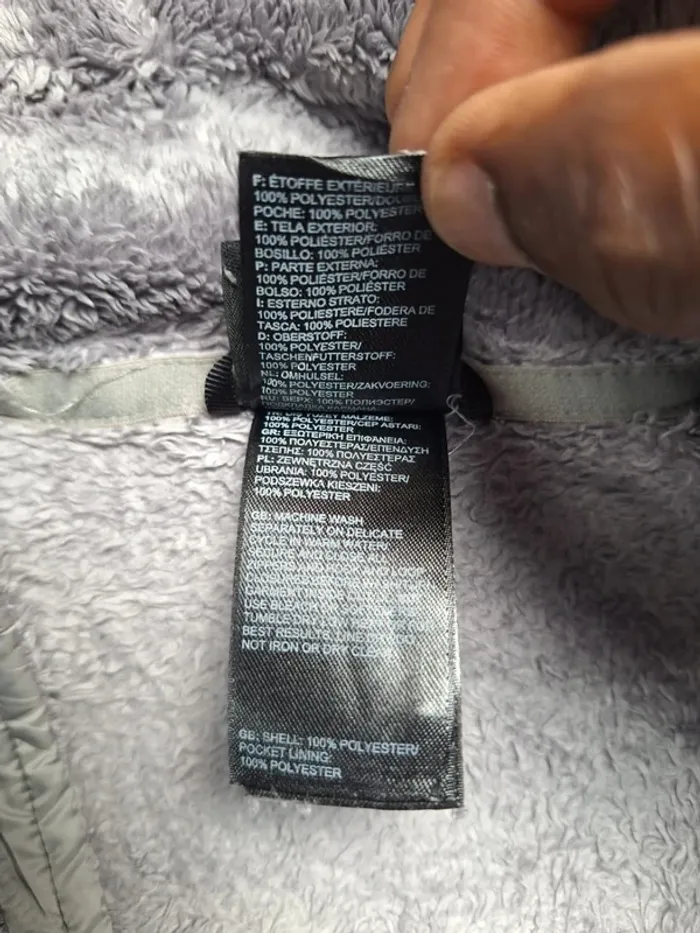 veste Polaire The North Face femme gris foncé – Taille S - brodé (617) - photo numéro 14