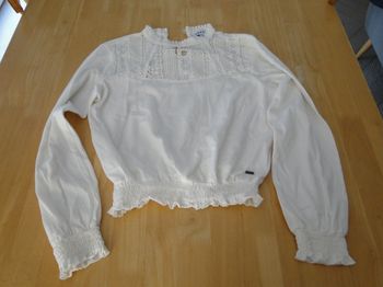 Haut manche longue type dentelles