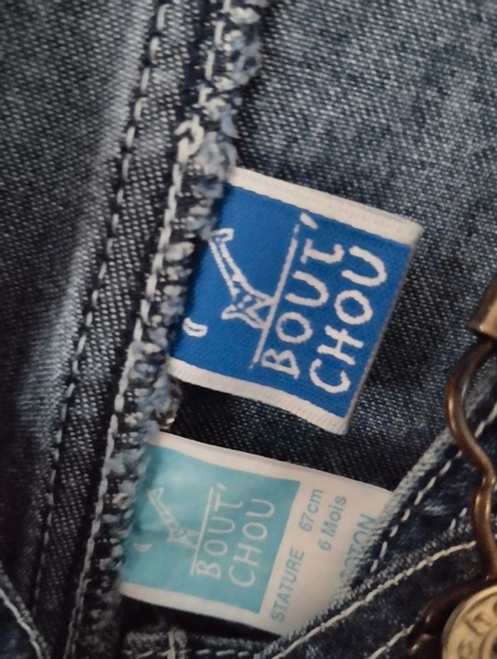 Salopette en jean 6mois - photo numéro 4