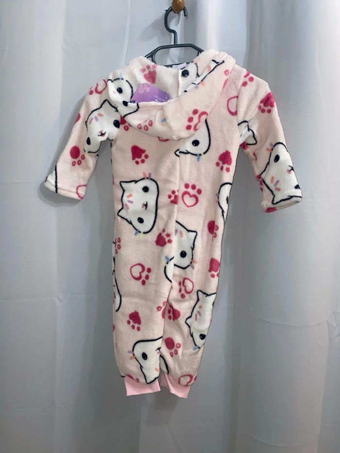 Pyjama combinaison polaire rose Gabby Chat Kiabi taille 3 ans neuf - n99k - photo numéro 3