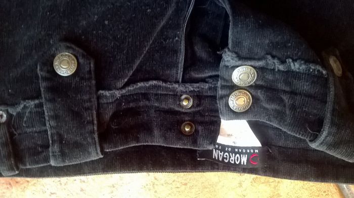 Morgan pantalon velour noir taille 36 - photo numéro 2