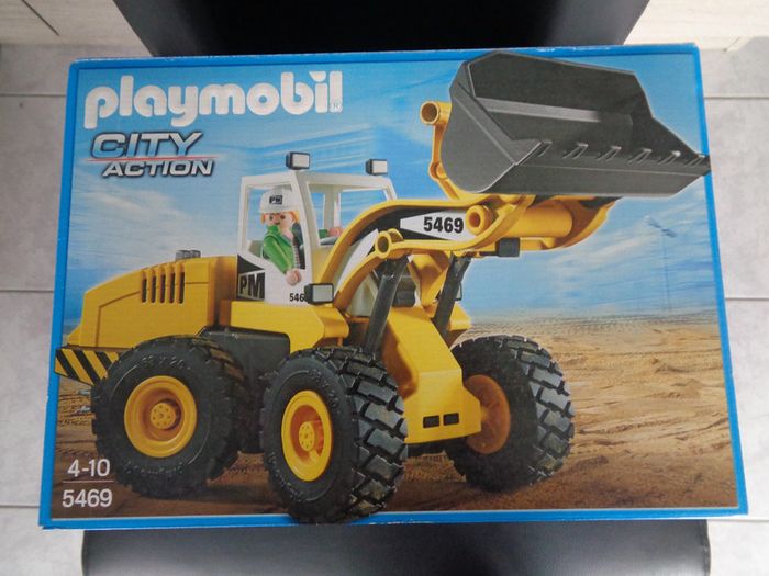 Chargeuse avec godet city action playmobil 5469