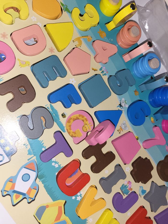 Jeu d apprentissage en bois - photo numéro 5