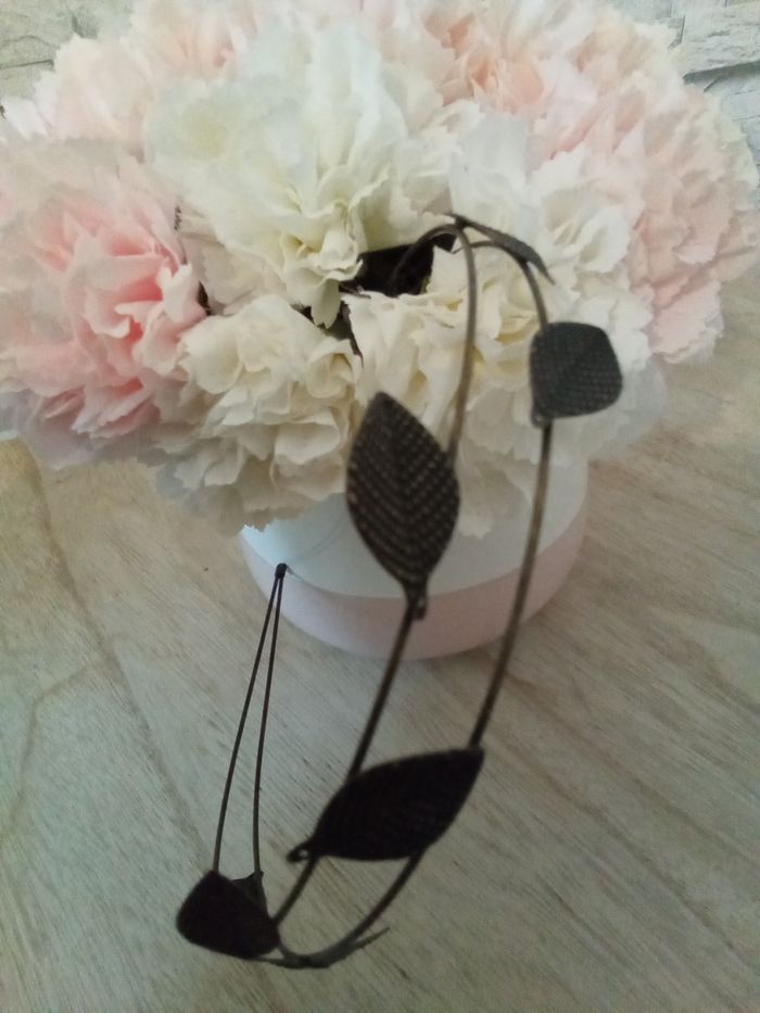 Serre tête motifs feuilles - photo numéro 3