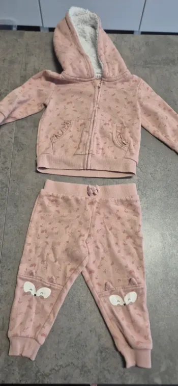 Ensemble veste et pantalon rose