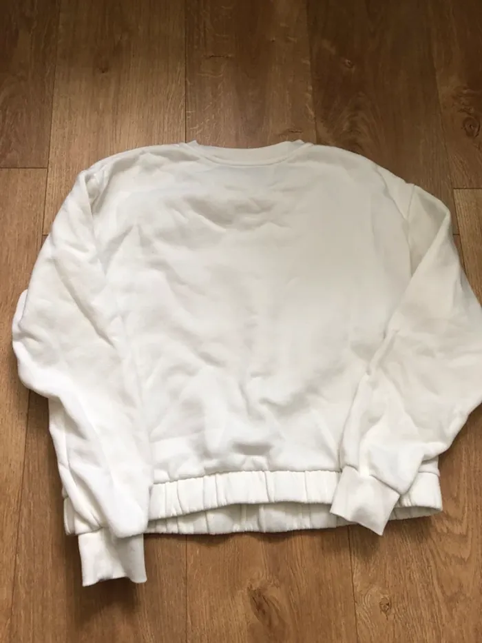 Sweatshirt Kiabi blanc - photo numéro 4