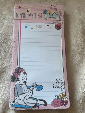 Carnet liste de courses aimante Disneyland