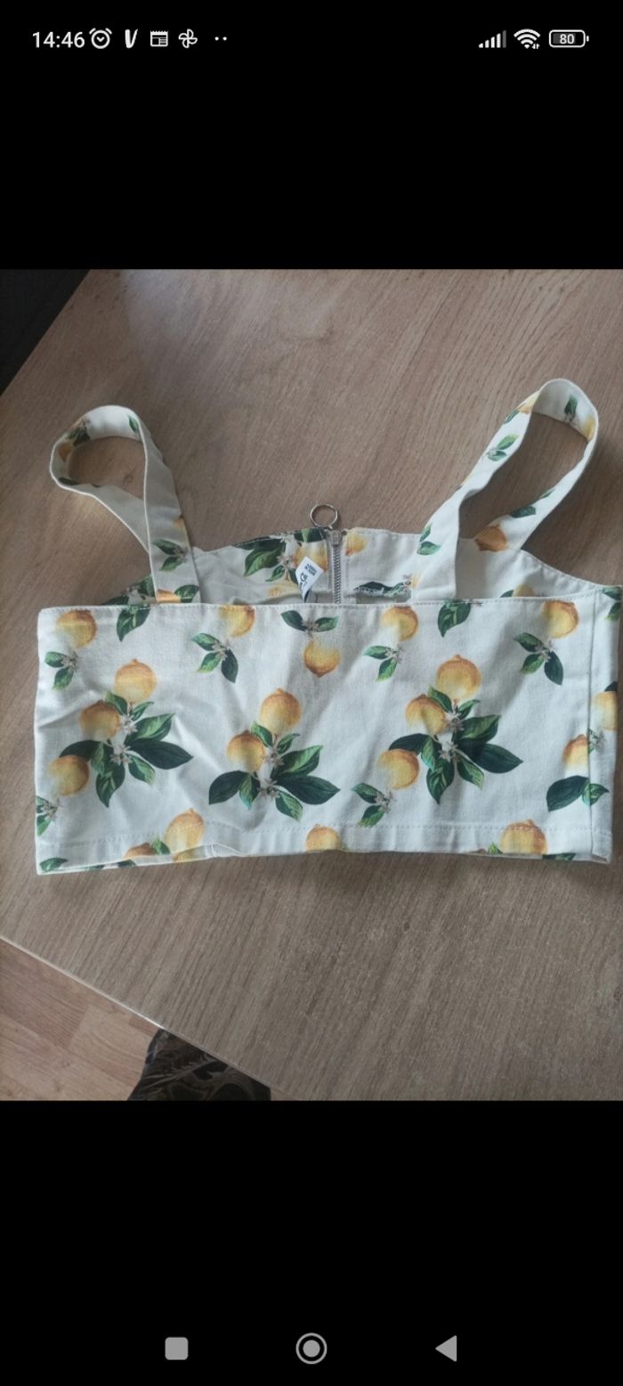 Brassière en jeans denim co taille 38 - photo numéro 3