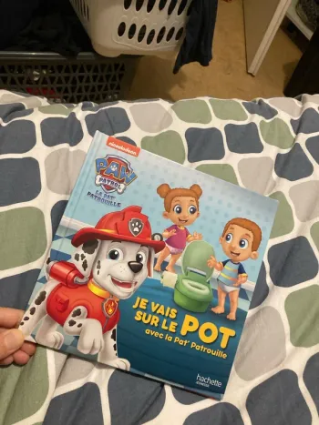 Livre Je vais sur le pot avec la pat patrouille