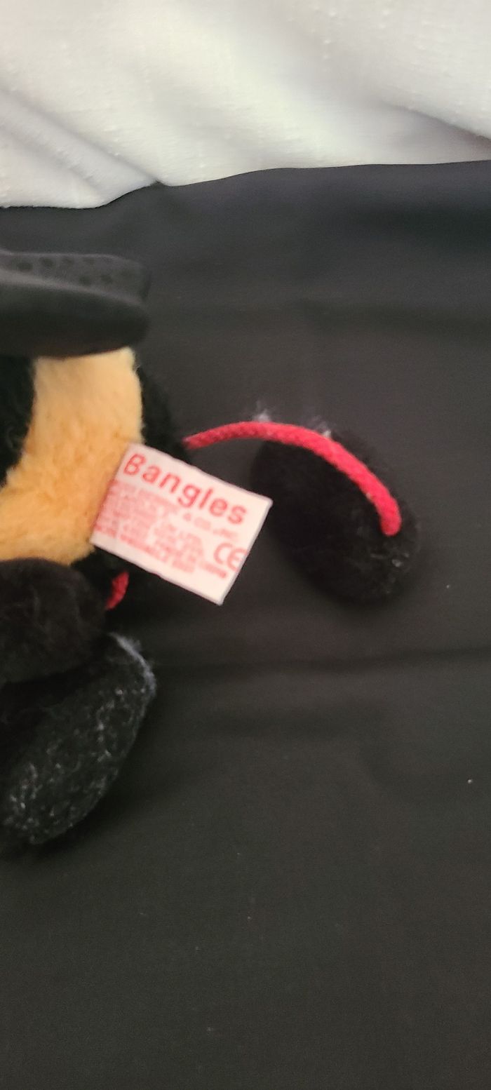 Peluche Russ Bangles Bee 28 cm avec étiquettes et antennes en forme de cœur - photo numéro 6