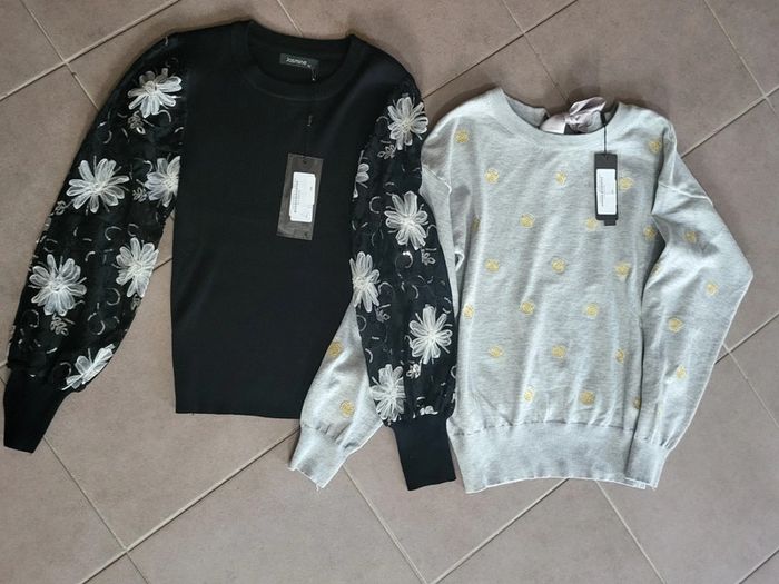 Lot de 2 sweats à col rond 🌼 - photo numéro 2