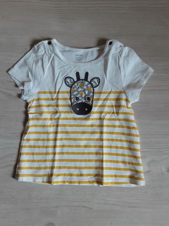 T-shirt girafe T. 2 ans