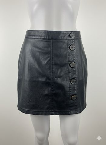 Jupe simili cuir noire – Taille 36