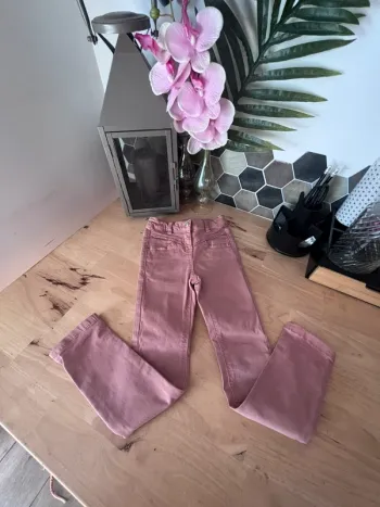 pantalon super skinny Lea vieux rose • TAO • 6 ans