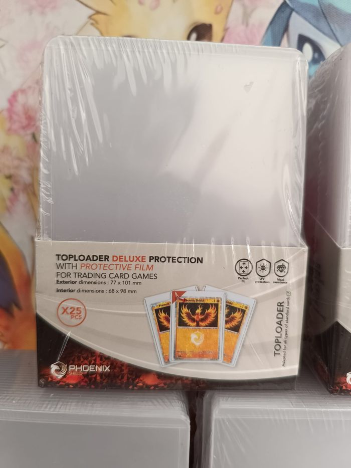 Lot de 125 Toploader DELUXE – Phoenix Shield - photo numéro 2