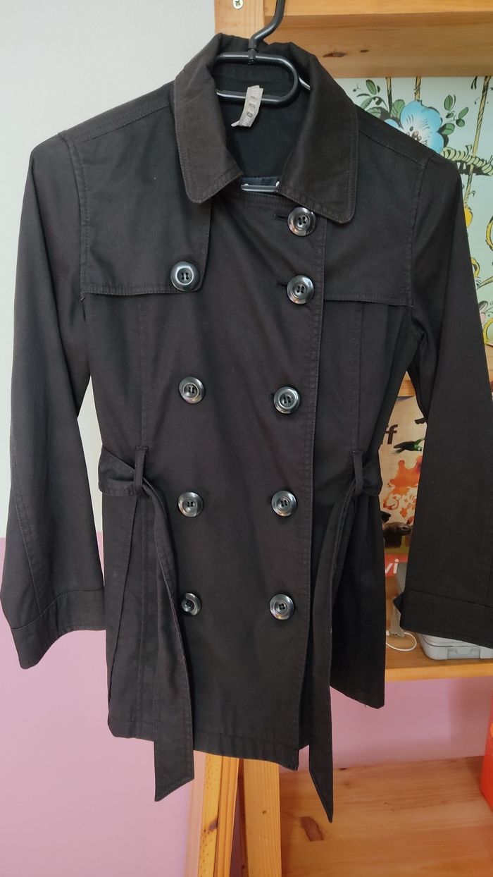 Trench-coat noir en 12 ans - photo numéro 2