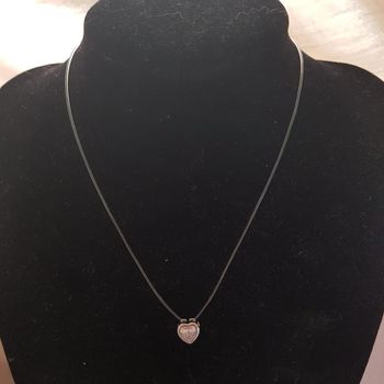 Collier nylon cœur neuf