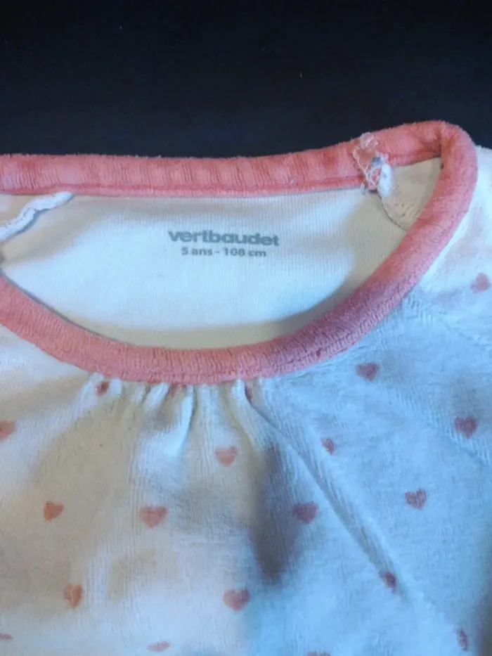 Pyjama Fille 2 Pièces Vertbaudet 5 Ans - photo numéro 3
