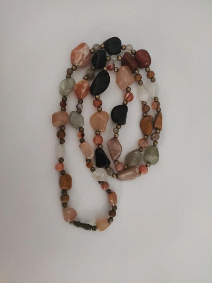Collier en pierres lithothérapie - photo numéro 3