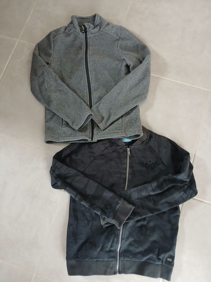 Lot gilets zippé