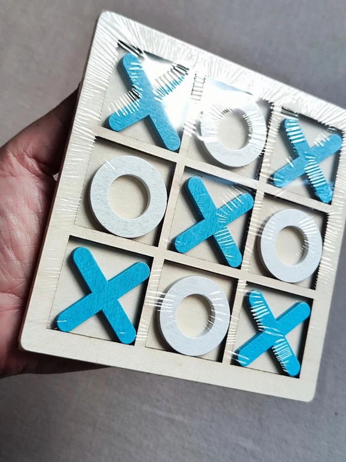 Jeu morpion en bois neuf - photo numéro 6