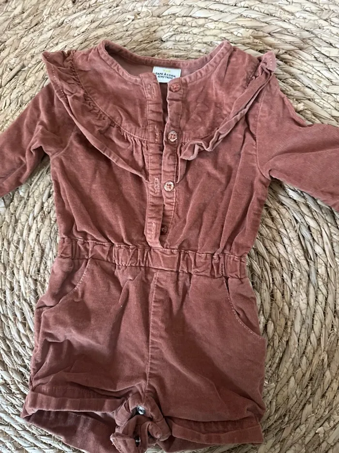 Magnifique combishort marron - photo numéro 2