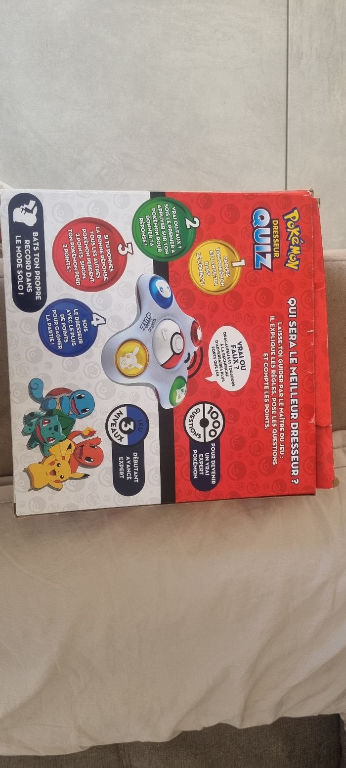 Jeux de société dresseur quiz pokemon - photo numéro 2
