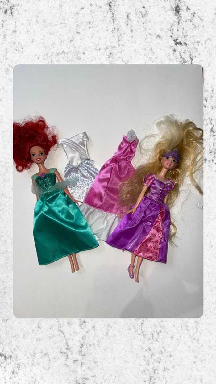 Lot poupées princesses Disney - photo numéro 3