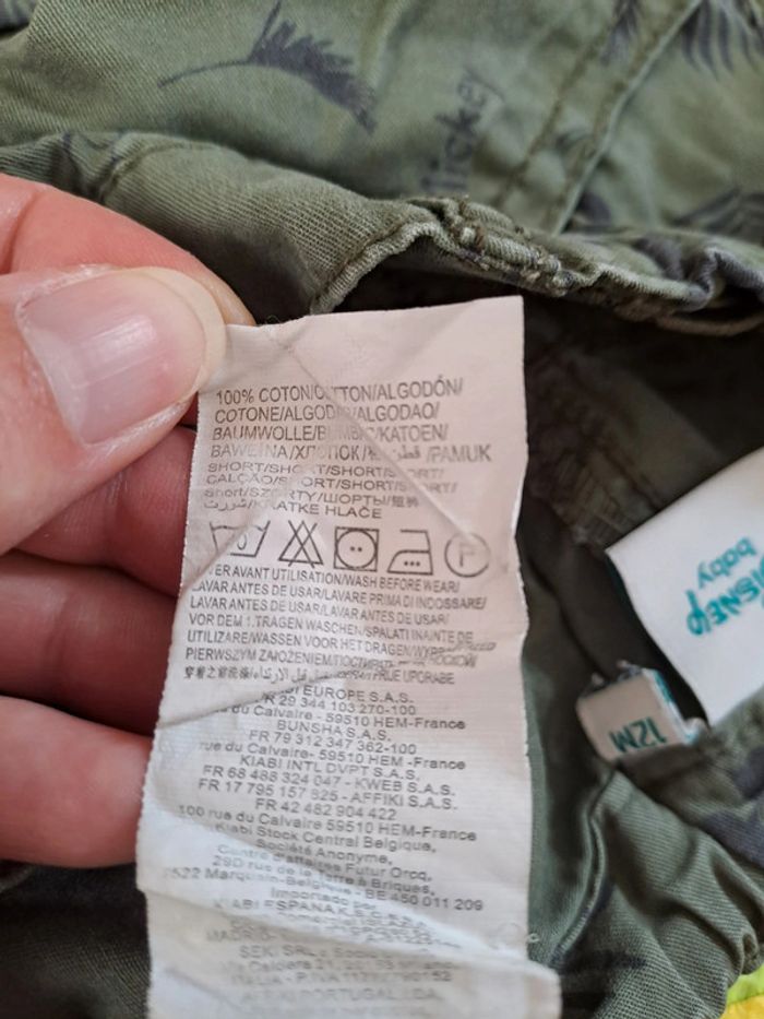 Ensemble t-shirt manches courtes short Mickey, Disney baby, taille 12 mois (74 cm) - photo numéro 9