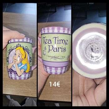 Mug Alice au pays des merveilles disney officiel