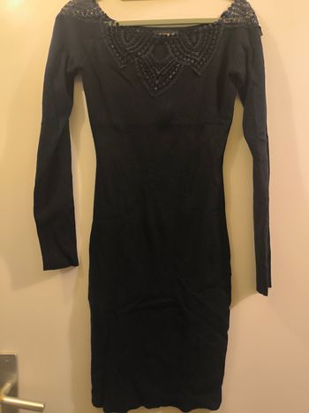 Robe pull bleu nuit