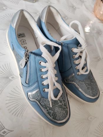 Baskets cuir