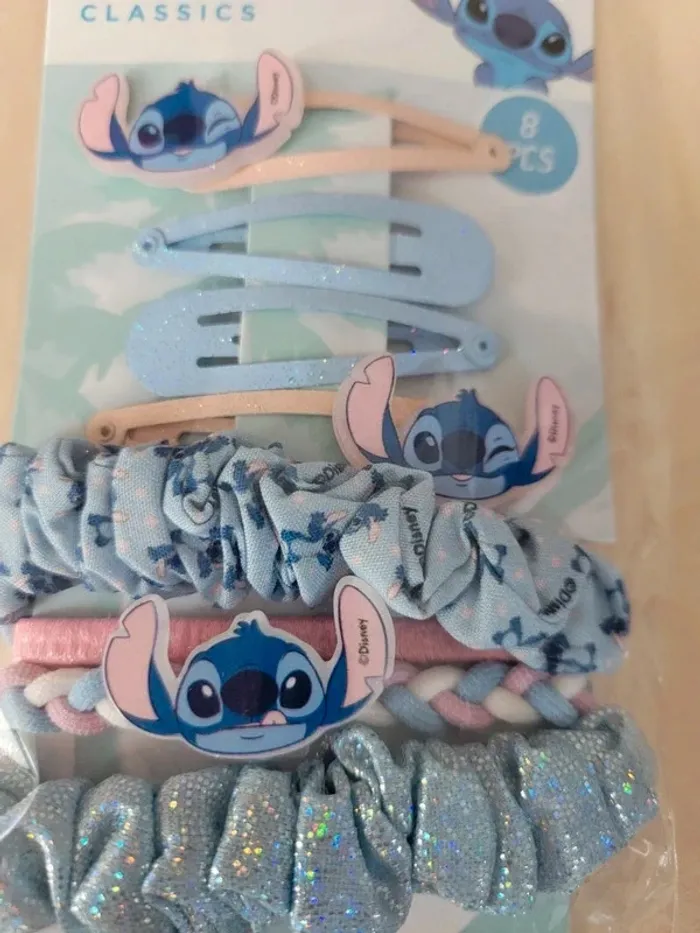 Barrettes et chouchou Stitch Neuf - photo numéro 3