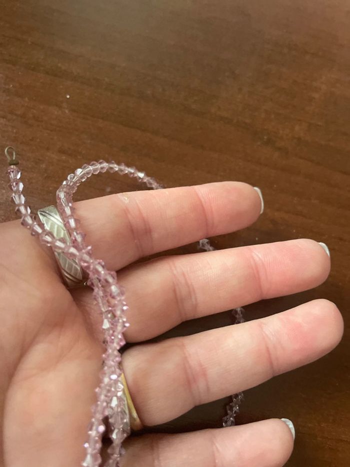 Collier perle sarowski - photo numéro 4