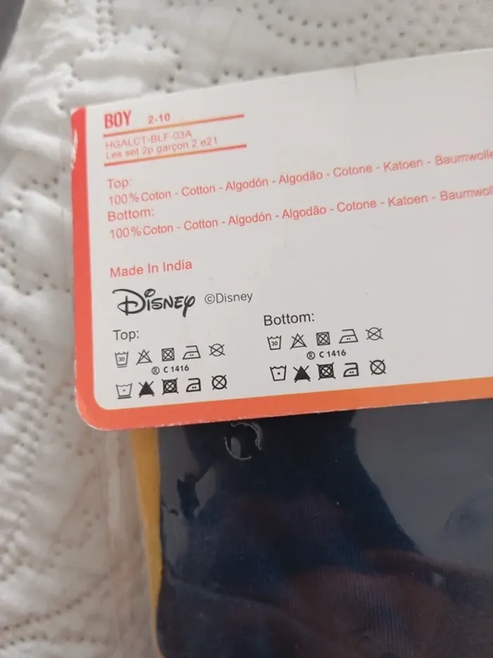 Ensemble garçon Disney 3 ans - photo numéro 3
