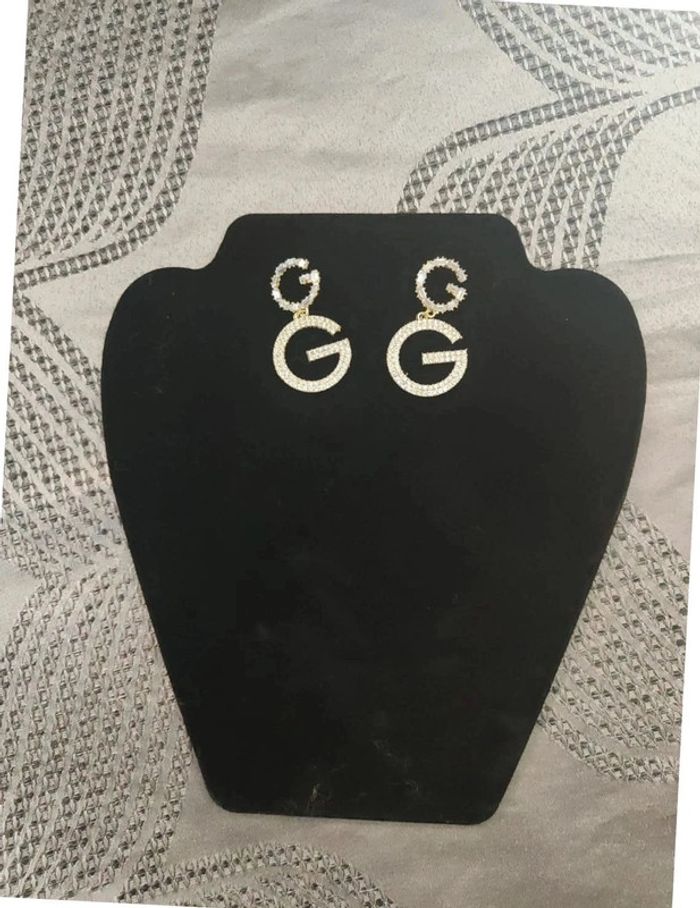 Boucles d'oreilles Double G - photo numéro 5