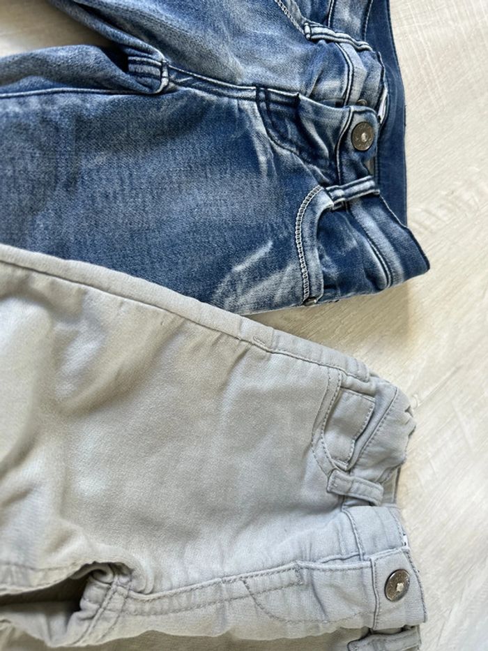 Lot 2 jeans 3 pommes - photo numéro 2