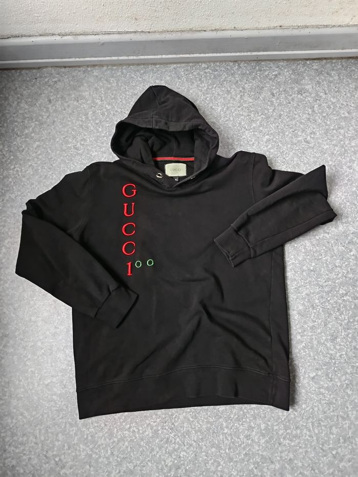Sweat à capuche noir Gucci taille XL
