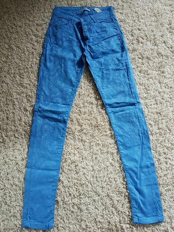 Pantalon slim bleu