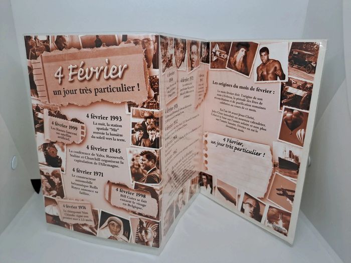 Carte postale avec son enveloppe.
11,5x17cm.
NEUVE.
4 février - photo numéro 2