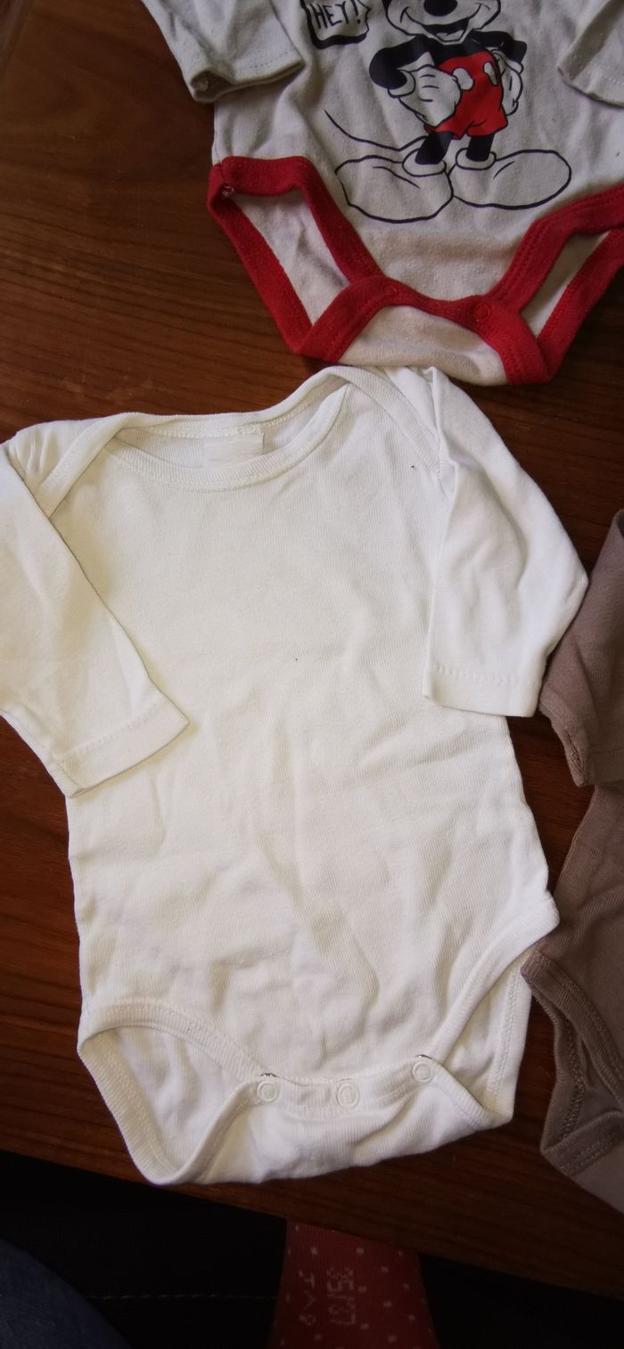 Bodies manches longues bébé garçon 3mois - photo numéro 3