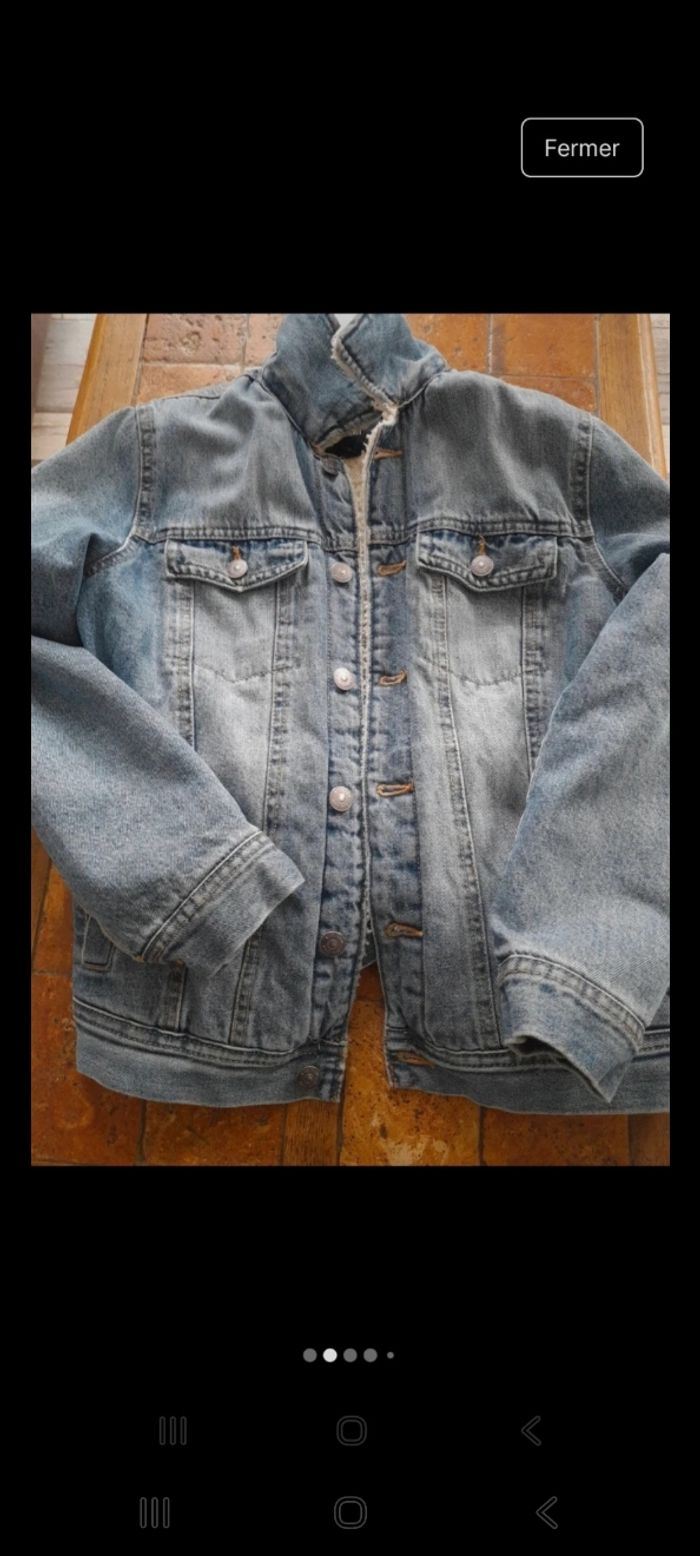 Veste en jean très chaude