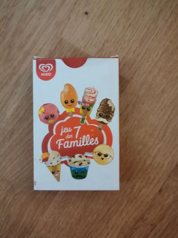 Jeu de cartes /7 familles /theme glaces